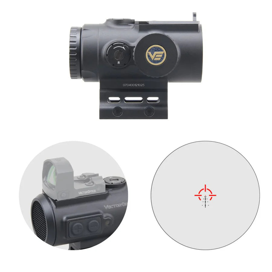 Vector Optics Paragon 4x24 ultra compact prism rifle scope