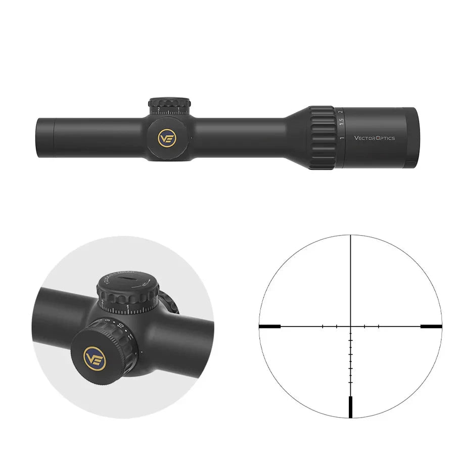 Vector Optics Continental 1-10x24i ED Fiber riflescope Vector Optics