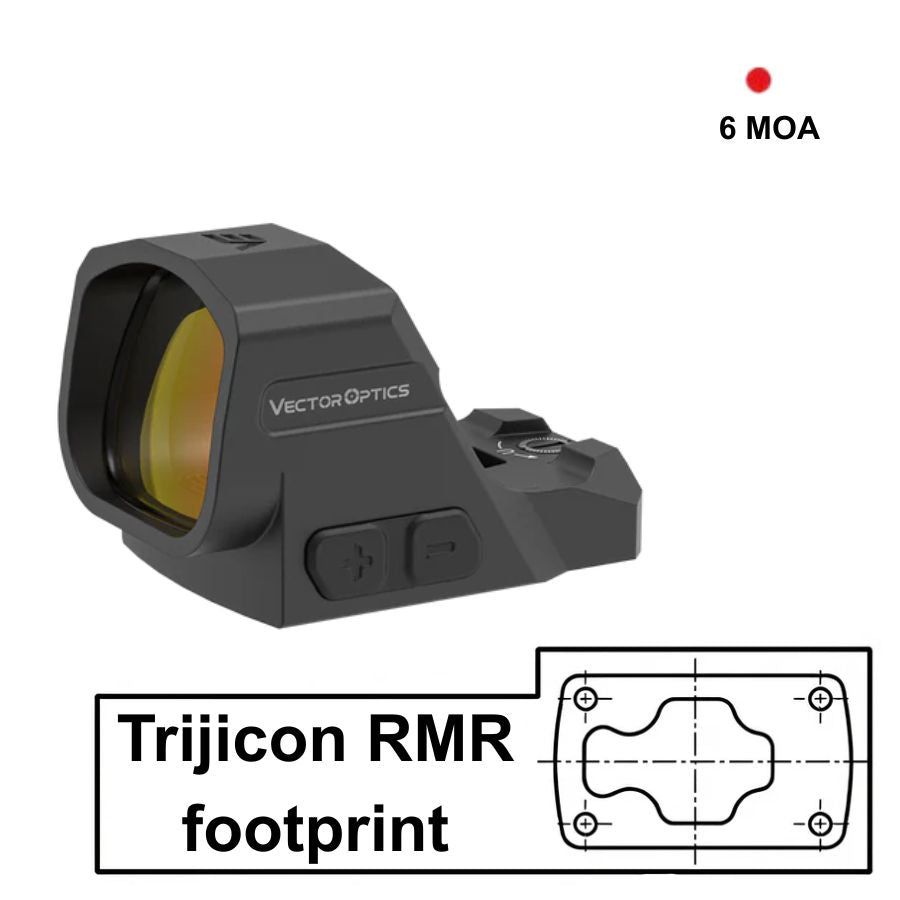Vector Optics Frenzy 1x24x29 GenII 6 MOA red dot