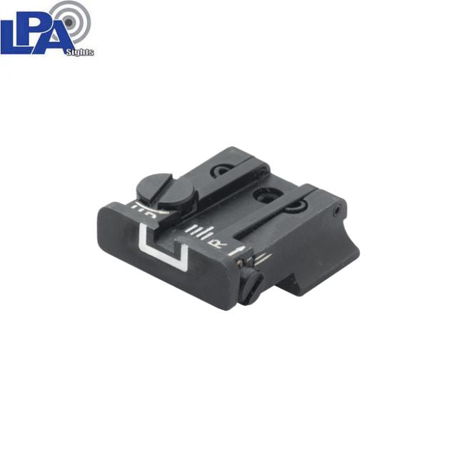 Walther P99, PPQ, PPQ M2 adjustable rear sight | with white lines