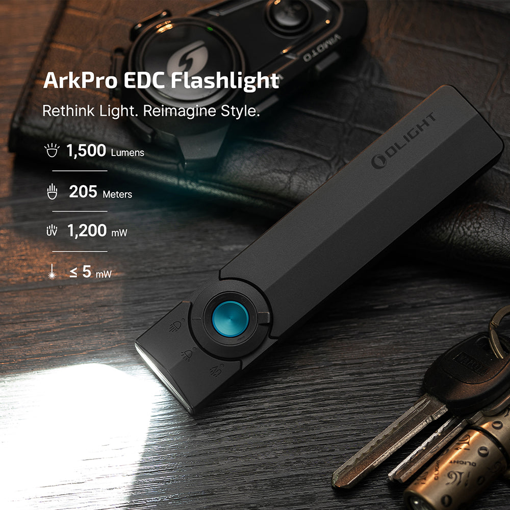 Olight ArkPro | flat 4-in-1 EDC flashlight | 1.500 lm