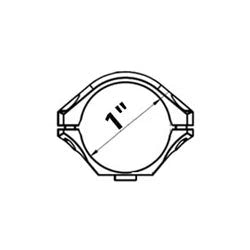 1 inch Picatinny scope rings [25.4mm]