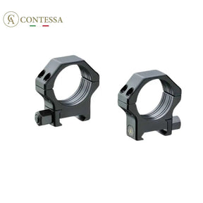 1’’ scope rings | Picatinny base with screw nut - Low [8mm]