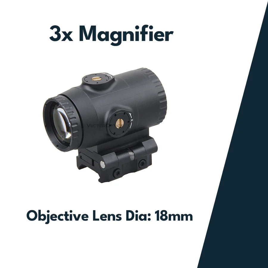 Vector Optics Paragon 3x18 Magnifier Micro