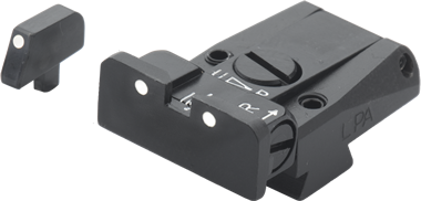 1911 [G.I. Cut] adjustable sights | white dots
