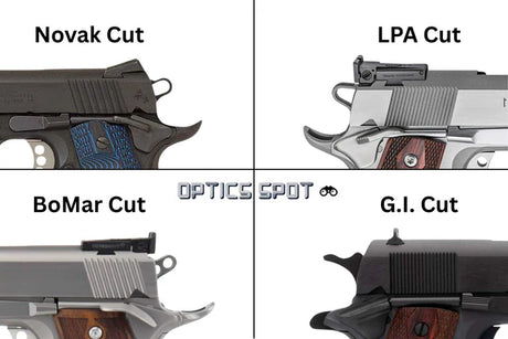 1911 [BoMar Cut] adjustable rear sight | with 3 height points