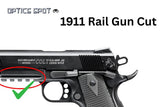 1911 [Rail Gun Cut] red dot mount | Trijicon RMR footprint EGW