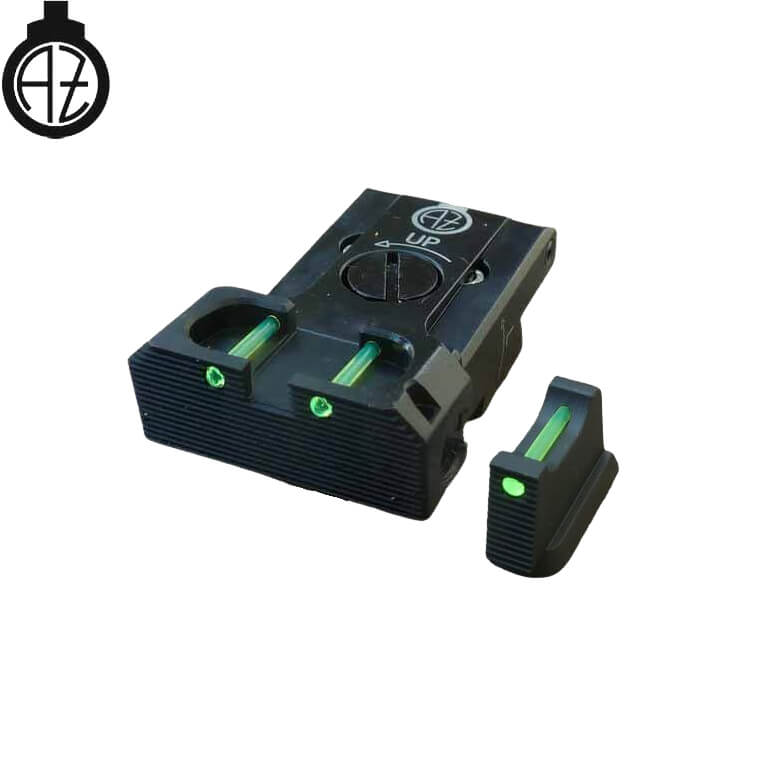 CZ 75B, CZ P-01, CZ 75 SP-01 adjustable sights with fiber optics | type B