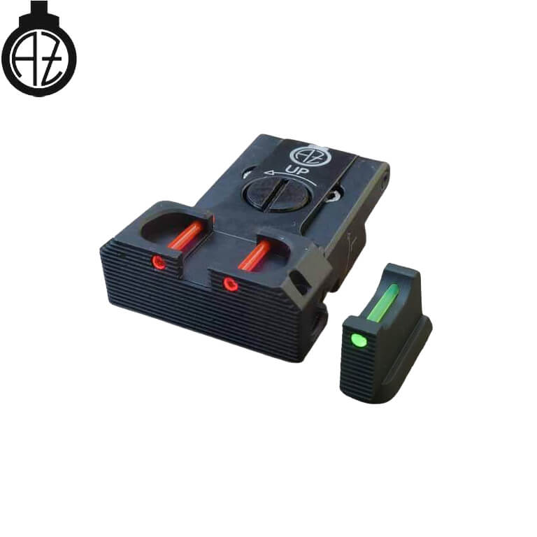 CZ 75B, CZ P-01, CZ 75 SP-01 adjustable sights with fiber optics | type B