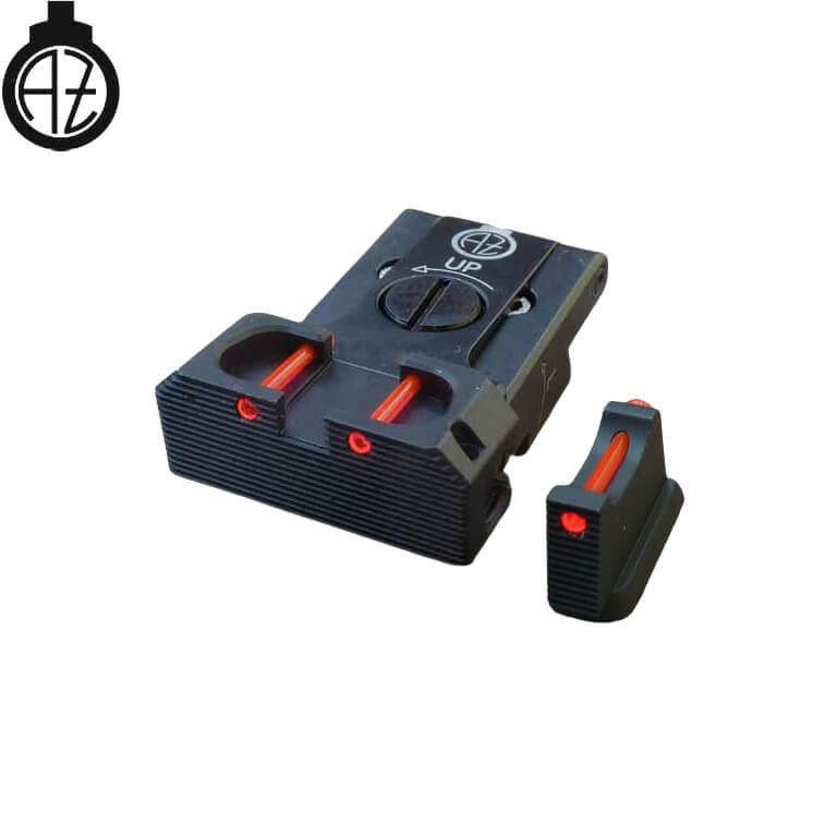 CZ 75B, CZ P-01, CZ 75 SP-01 adjustable sights with fiber optics | type B
