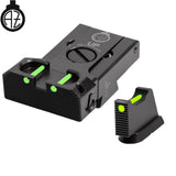CZ 75B, CZ P-01, CZ 75 SP-01 adjustable sights with fiber optics | type B Zendl