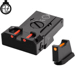 CZ 75B, CZ P-01, CZ 75 SP-01 adjustable sights with fiber optics | type B Zendl