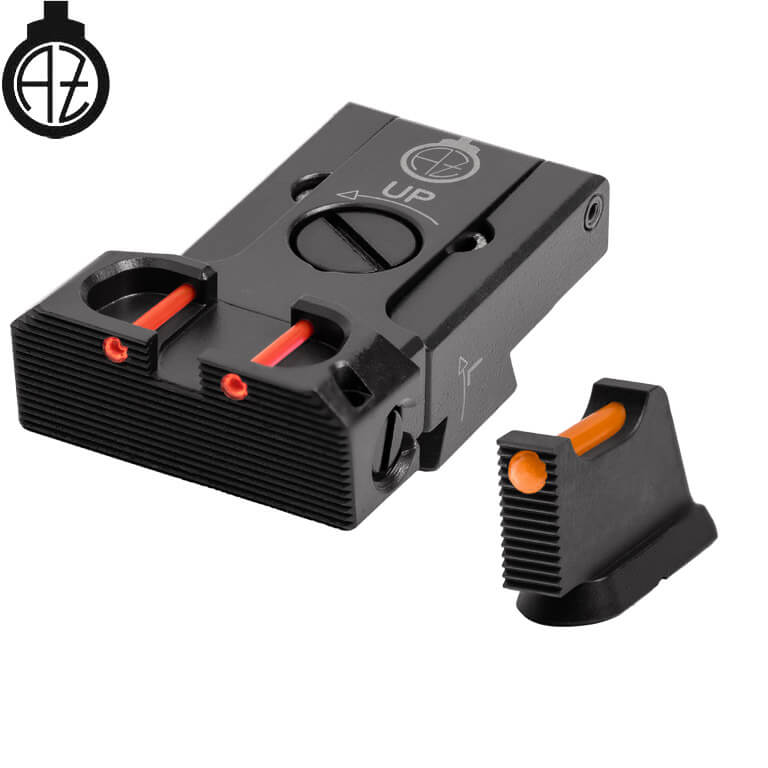 CZ 75B, CZ P-01, CZ 75 SP-01 adjustable sights with fiber optics | type B Zendl