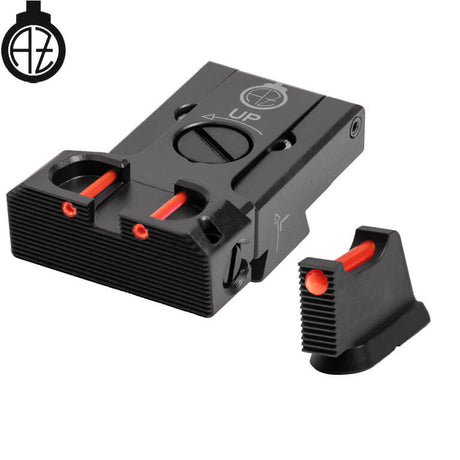 CZ 75B CZ P-01 CZ 75 SP-01 adjustable sights with fiber optics | type B