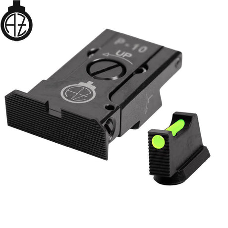 CZ P-10 adjustable sights with fiber optics | type