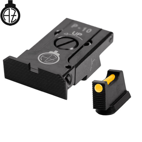 CZ P-10 adjustable sights with fiber optics | type