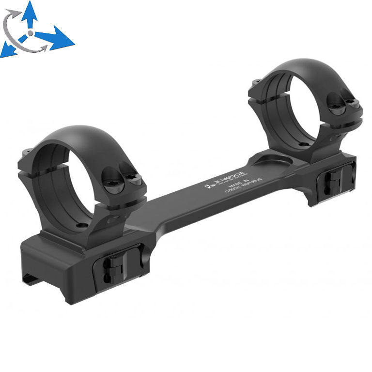 1 inch scope rings [25,4mm] | long Picatinny QD base