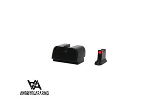 CZ P-10 Optics Ready tall sights | with fiber optics