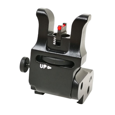 Folding adjustable sights for Picatinny base [AR-15 M4 & other] | with fiber optics