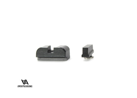 Glock MOS [G17 MOS, G19 MOS, & other] low grooved sights