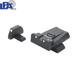 HK USP adjustable sights | with white dots
