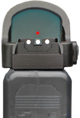 Walther PDP tall semi-adjustable sight set | with white dots