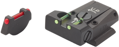 Ruger P85 & P89 adjustable sight set | with fiber optics type B
