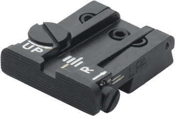 Ruger Mark adjustable rear sight | grooved