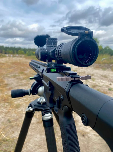 Side bubble level for rifle scope | Picatinny base