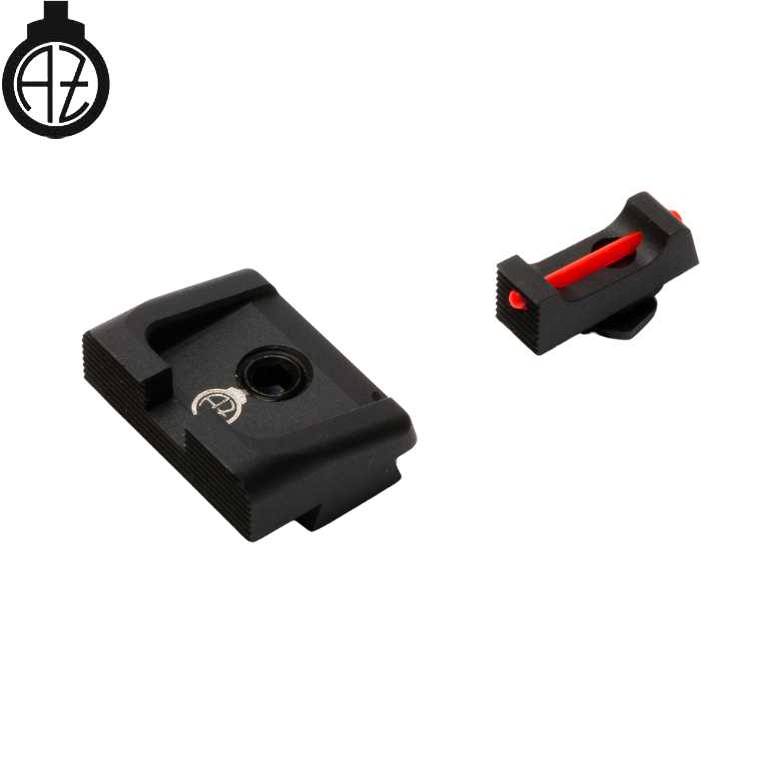Sights for Glock [G17 G19 G26 & other] with fiber optics | type