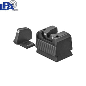 Smith & Wesson M&P M2.0 Optics Ready semi-adjustable sights | with white dots