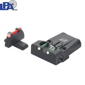 Springfield [XD,XDM] & HS Produkt [XDM HS-9 SF19] adjustable sights | with fiber optics
