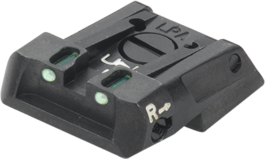 Tanfoglio Force, Combat & Compact adjustable rear sight | with fiber optics