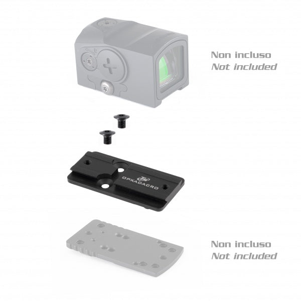 Footprint adapter | from Toni System mounts "type A" to Aimpoint Acro