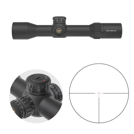 Vector Optics Continental x6 2-12x44 CTR MPVO riflescope Vector Optics