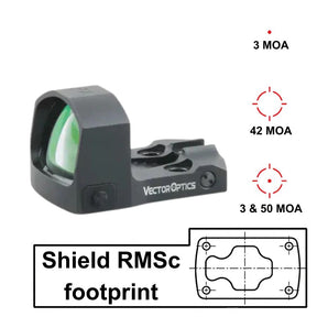 Vector Optics Frenzy-S 1x17x24 MOS Multi Reticle red dot