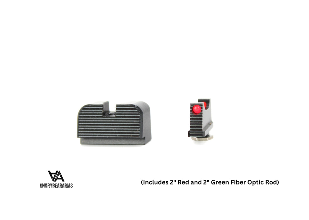 Walther PDP tall sights | with fiber optics