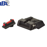 Walther Q4 SF OR & Q5 Match SF adjustable sights | with fiber optics