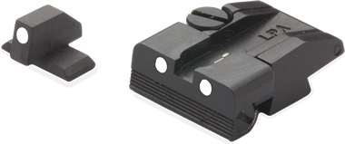 Beretta PX4 adjustable sights | white dots