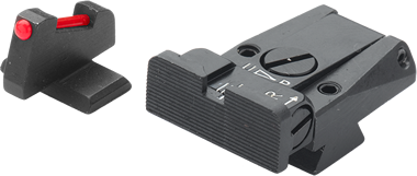 Browning Hi-Power adjustable sights | fiber optic