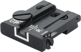 Browning Hi-Power Vigilante adjustable rear sight | white lines