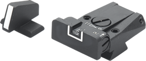 Browning Hi-Power [Vigilante Mark III Practical HP40] adjustable sights | white lines