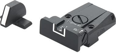 FN 502 adjustable sights | white lines