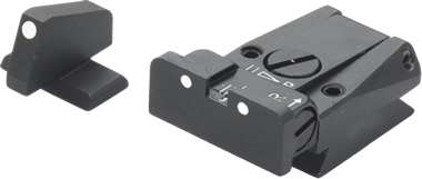 H&K P7 adjustable sights | white dots