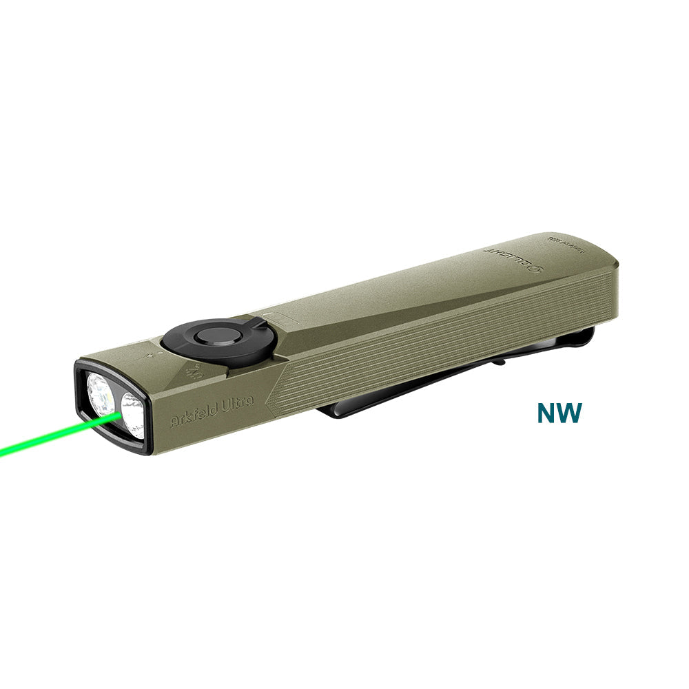 Olight Arkfeld Ultra | flat 3-in-1 EDC flashlight | 1.400 lm - Olive Green