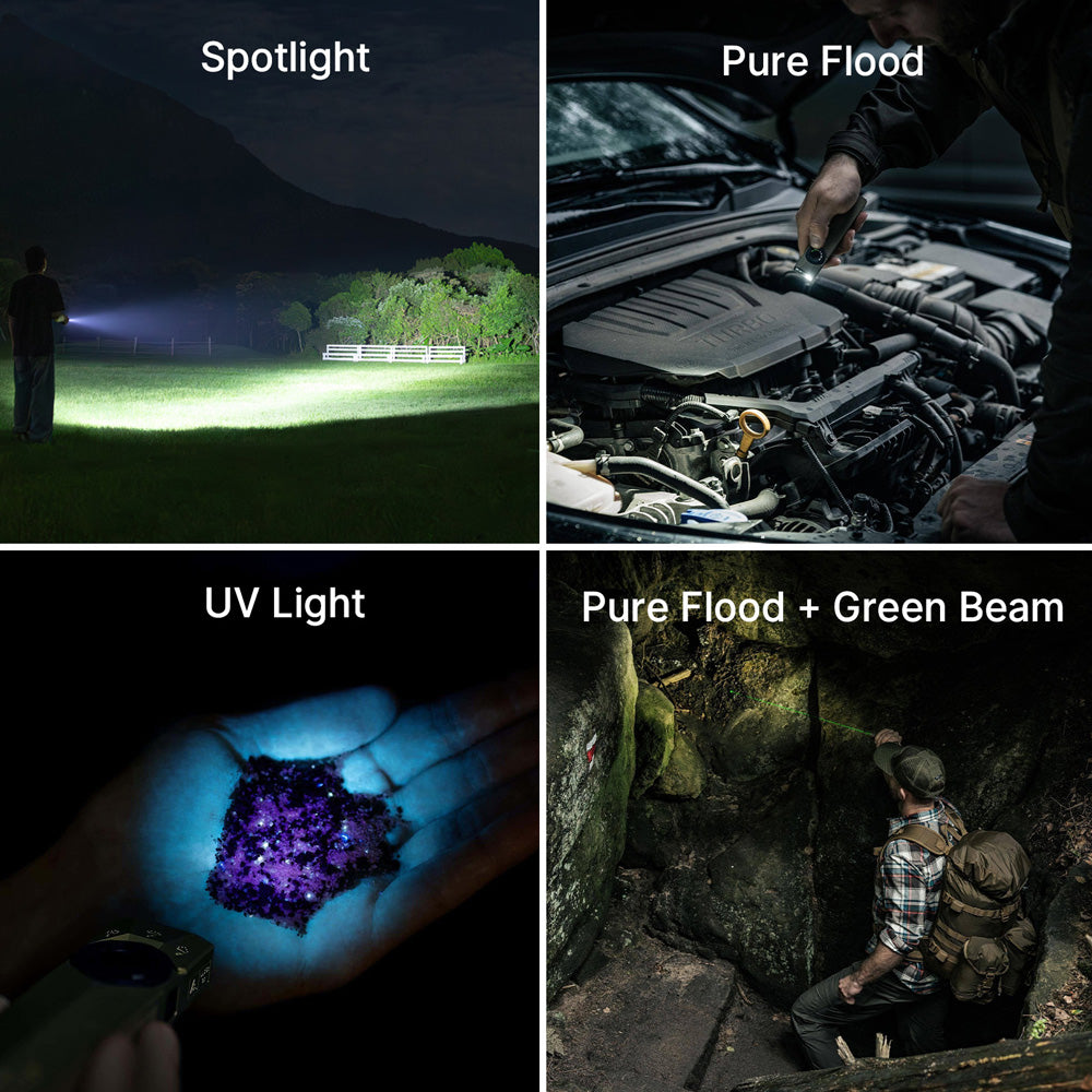 Olight ArkPro Ultra | flat 4-in-1 EDC flashlight | 1.700 lm - Olive Green