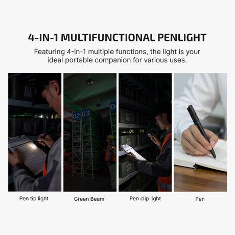 Olight O’Pen 3 | multifunctional penlight | 120 lm + green laser - Black