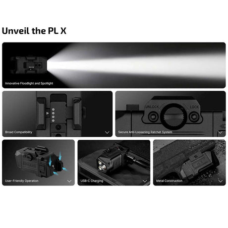 Olight PL X | pistol light | 1 200 lm