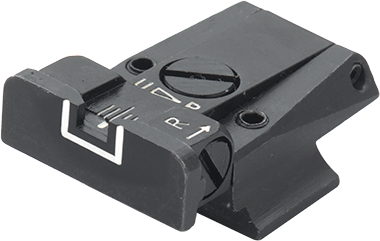 Smith & Wesson Cal. 45 3rd Gen adjustable rear sight | white lines