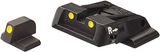 Smith & Wesson M&P adjustable sights | luminescent dots